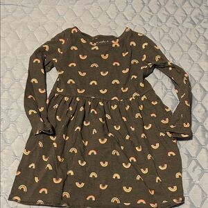 Cat & Jack Multicolor Rainbow Dress